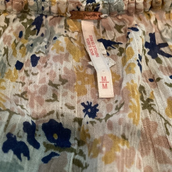 Free People ivory Gardenia tunic size medium - Picture 6 of 6